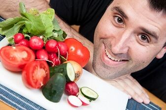zöldségek és gyógynövények a férfiak hatékonyságának növelése érdekében